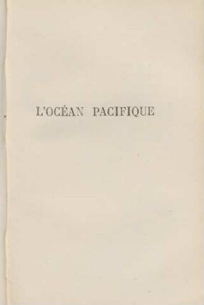 L'océan Pacifique