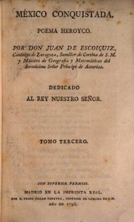 México Conquistada : Poema Heroico, 3