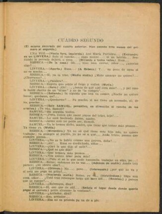 Cuadro segundo