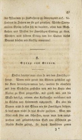 8. Syrup aus Birnen