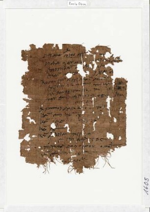 Inv. 01605, Köln, Papyrussammlung