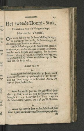 Het tweede Hoofd - Stuk.