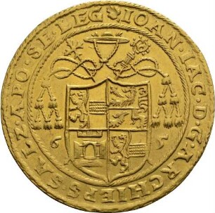 Münze, 10 Dukaten, 1565