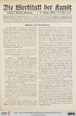 Künstler und Unternehmer