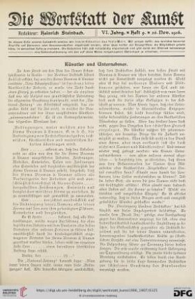 Künstler und Unternehmer