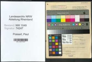 Entnazifizierung Paul Possart , geb. 05.03.1916 (Polizist)
