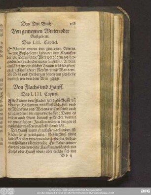 Von gemeynen Wirten oder Gastgebern. Das LII. Capitel.