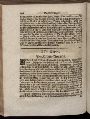 XIV. Capitel. Vom Kirchen-Regiment.