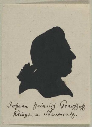 Bildnis des Johann Heinrich Graßhoff