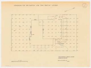 Garten Grethe Weiser, Herthastraße 17 a, Berlin-Grunewald: Höhenplan 1:100