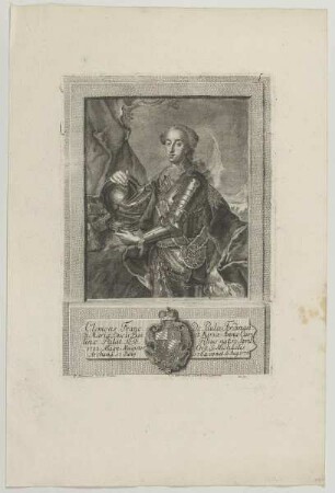 Bildnis des Clemens Franc. de Paula, Herzog von Bayern