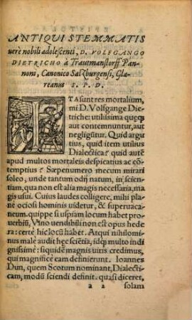 Henrichi Loriti Glareani Po. L. In Clarissimi uiri Ioannis Caesarij Iuliacensis Dialecticen uice Commentariorum Annotationes : Acceßit rerum et uerborum in ijsdem memorabilium Index copiosus