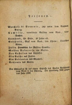 Das Bild : Trauerspiel in fünf Aufzügen