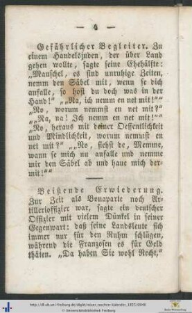 Gefährlicher Begleiter.