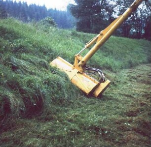 Fotografie: Landschaftspflege, Mulchgerät, Umwelttechnik