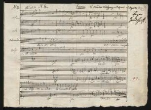 Ah t'invola agl'occhi miei; S, orch; KV 272