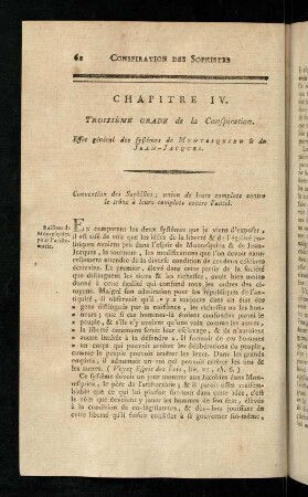 62-80, Chapitre IV
