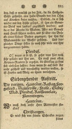 Siebenzehender Auftritt