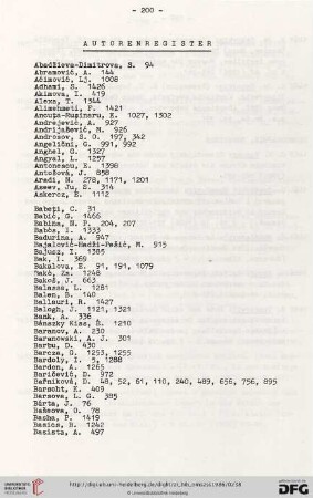 Autorenregister