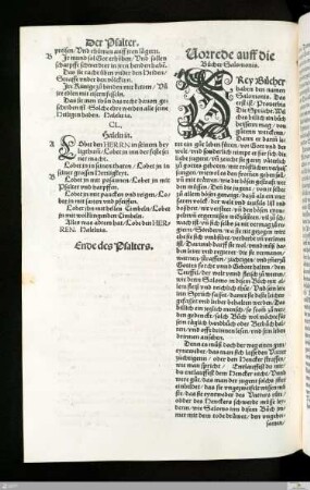 Vorrede zu Büchern Salomonis