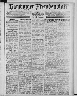 Hamburger Fremdenblatt, Abendausgabe