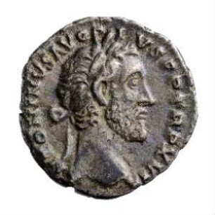 Münze, Denar, 152 - 153 n. Chr.