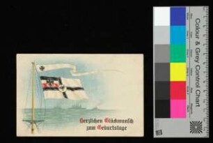 Herzlichen Glückwunsch zum Geburtstage - Kriegsgedenk-Postkarte