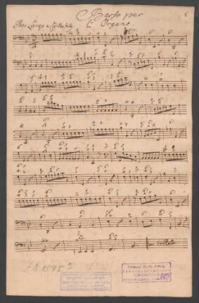 Basso per l'Organo