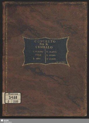 Concertos - Mus.3480-O-500 : cemb, orch