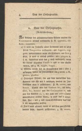 2. Von der Orthographie. (Rechtschreibung.)