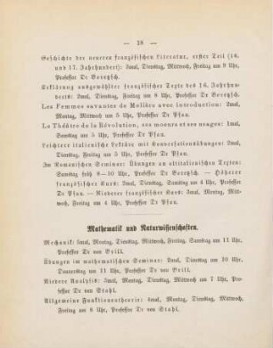 18-23, Mathematik und Naturwissenschaften