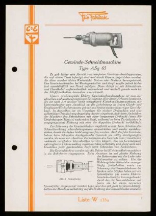 Liste W 133a