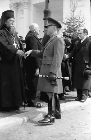 Chisinau: Regierungsmitglieder, Gruppen mit Marschall Antonescu