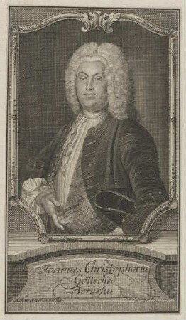 Bildnis des Joannes Christophorus Gottsched