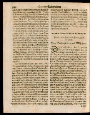 Hundert und Zwey- und Zwantzigster Discurß. Von Seiffensiedern und Wäschern.