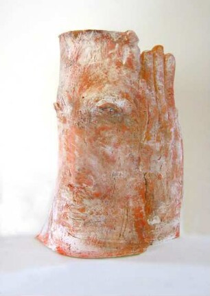 Gesicht mit Hand