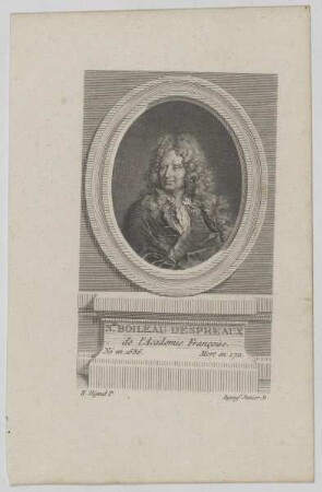 Bildnis des N.as Boileau Despreaux