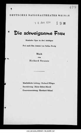 Die schweigsame Frau