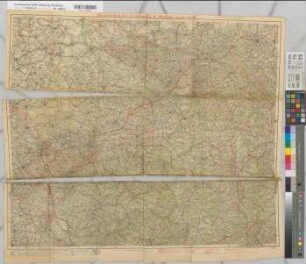 Westfalen Rad- und Autokarte um 1938 1 : 300 000 67 x 81 farb. Druck: Ravensteins Geographische Verlagsanstalt