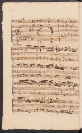 57. Aria (B) [Coro I]: Komm, süßes Kreuz