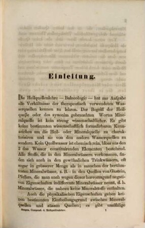 Compendium der allgemeinen u. speciellen Heilquellenlehre, 1