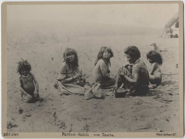 Groupe du kabishi Paressi à Uazirimi dans la région des sources du Jauru