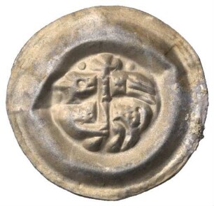 Fundmünze, Brakteat, 1250 - 1270