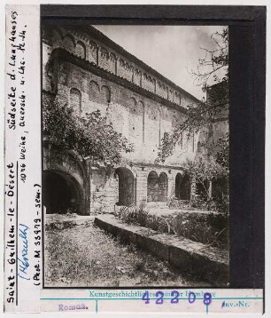 Saint-Guilhem-le-Désert: Abteikirche, Südseite des Langhauses