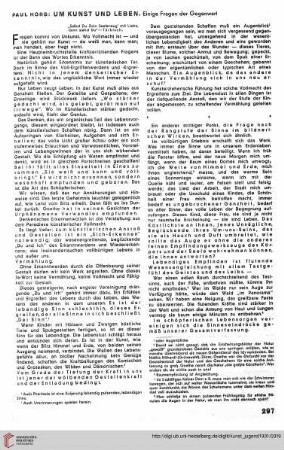 N.F. 11.1931: Um Kunst und Leben : einige Fragen der Gegenwart