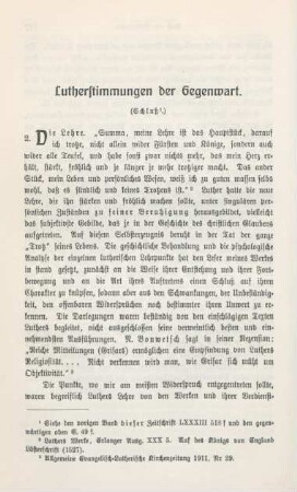 178-185 Lutherstimmungen der Gegenwart : Schluß