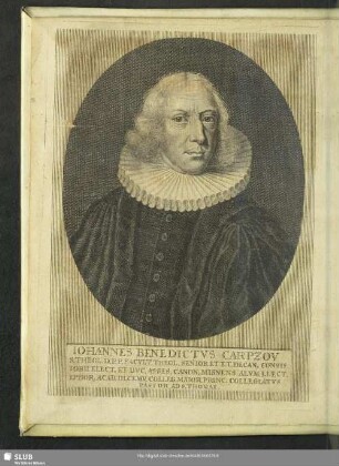 Johannes Benedictus Carpzov ...