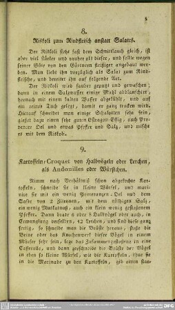 Ragouts und Pasteten (Nr. 8-10)