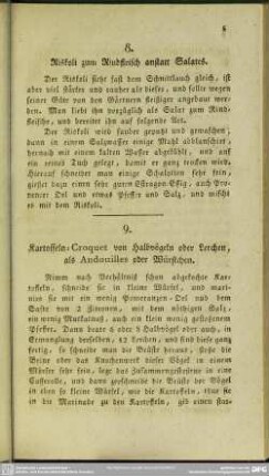 Ragouts und Pasteten (Nr. 8-10)