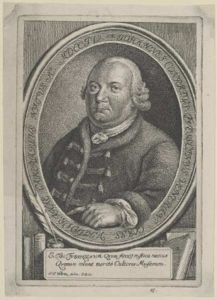 Bildnis von Johannes Conradus Fuesslinus